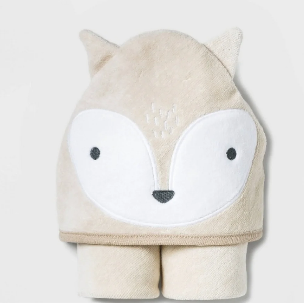 Cloud IslandBaby Boys' Fox Hooded Bath Towel Set